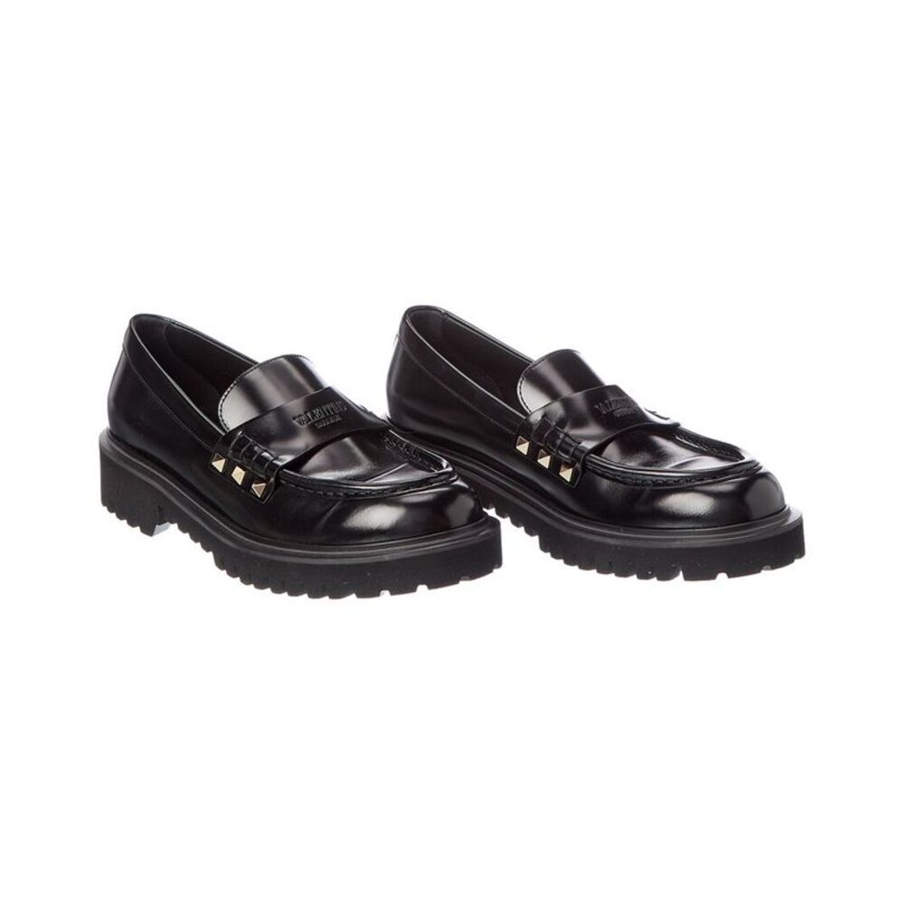 Valentino Rockstud Leather Loafer